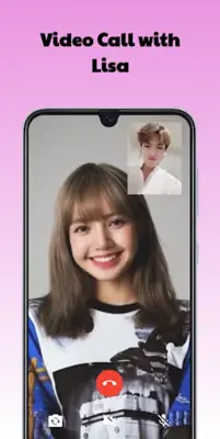 Blackpink Video Call Fake Chat android App screenshot 1