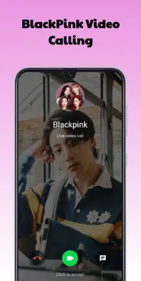 Blackpink Video Call Fake Chat android App screenshot 5